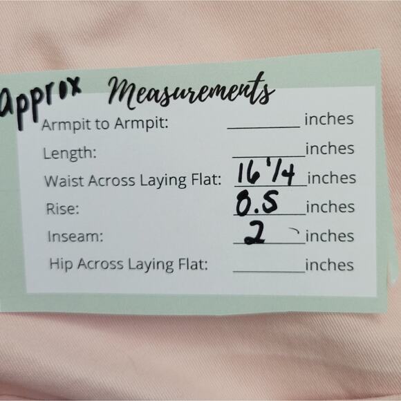 BCBGeneration Short Shorts Size 26 Peach Pink Color - Picture 5 of 5